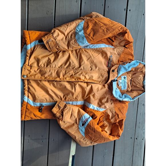 Womens Columbia Challenger Series Winter Coat Small, Orange color, Great shape - Picture 1 of 4
